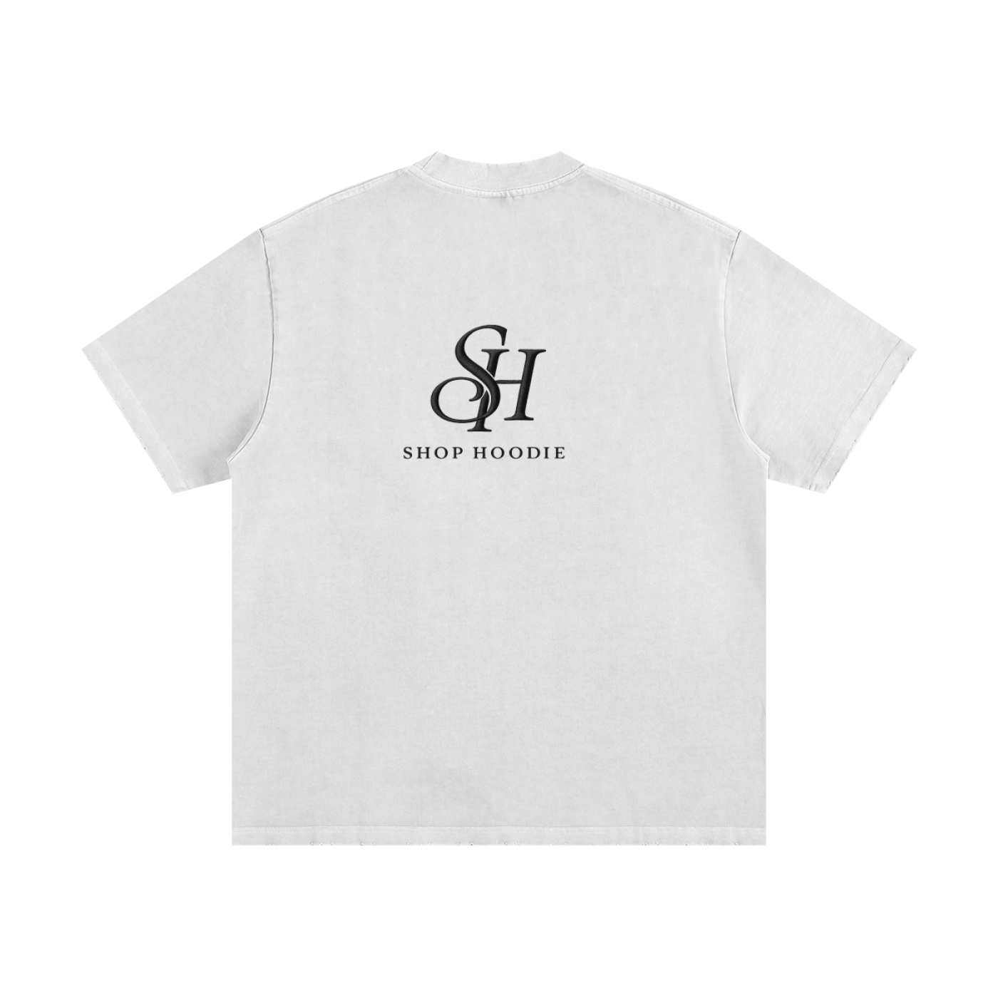 T-shirt à capuche épais vintage délavé et effiloché de Shop Hoodie