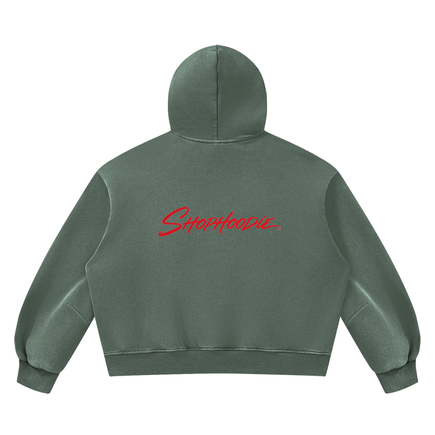 SHOPHOODIE UNITED STATES Vintage Wash Boxy Hoodie