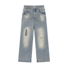 Vintage Wash Distressed Denim Jeans by Shop Hoodie