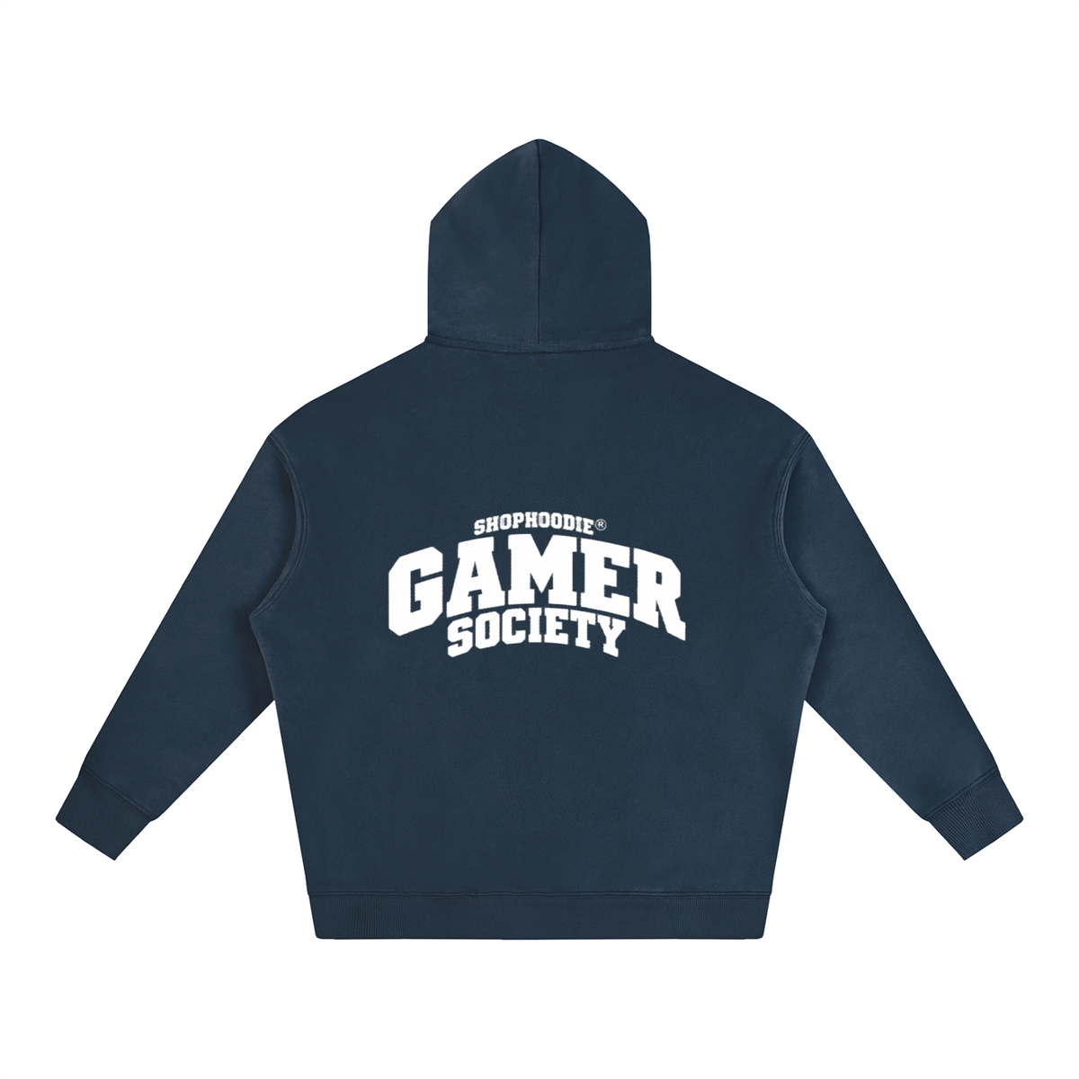 SHOPHOODIE® CAMPUS GAMER SOCIETY Oversized Fleece Hoodie — 350 GSM — view 26