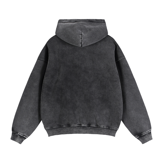 Zip-Through Boxy Fleece Hoodie by Shop Hoodie