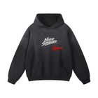 SHOPHOODIE NEVER GIVE UP Heavyweight Sunfade Oversized Hoodie