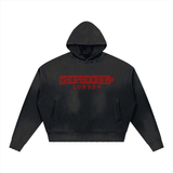 SHOPHOODIE® LONDON Sunfade Distressed Boxy Hoodie — 370 GSM