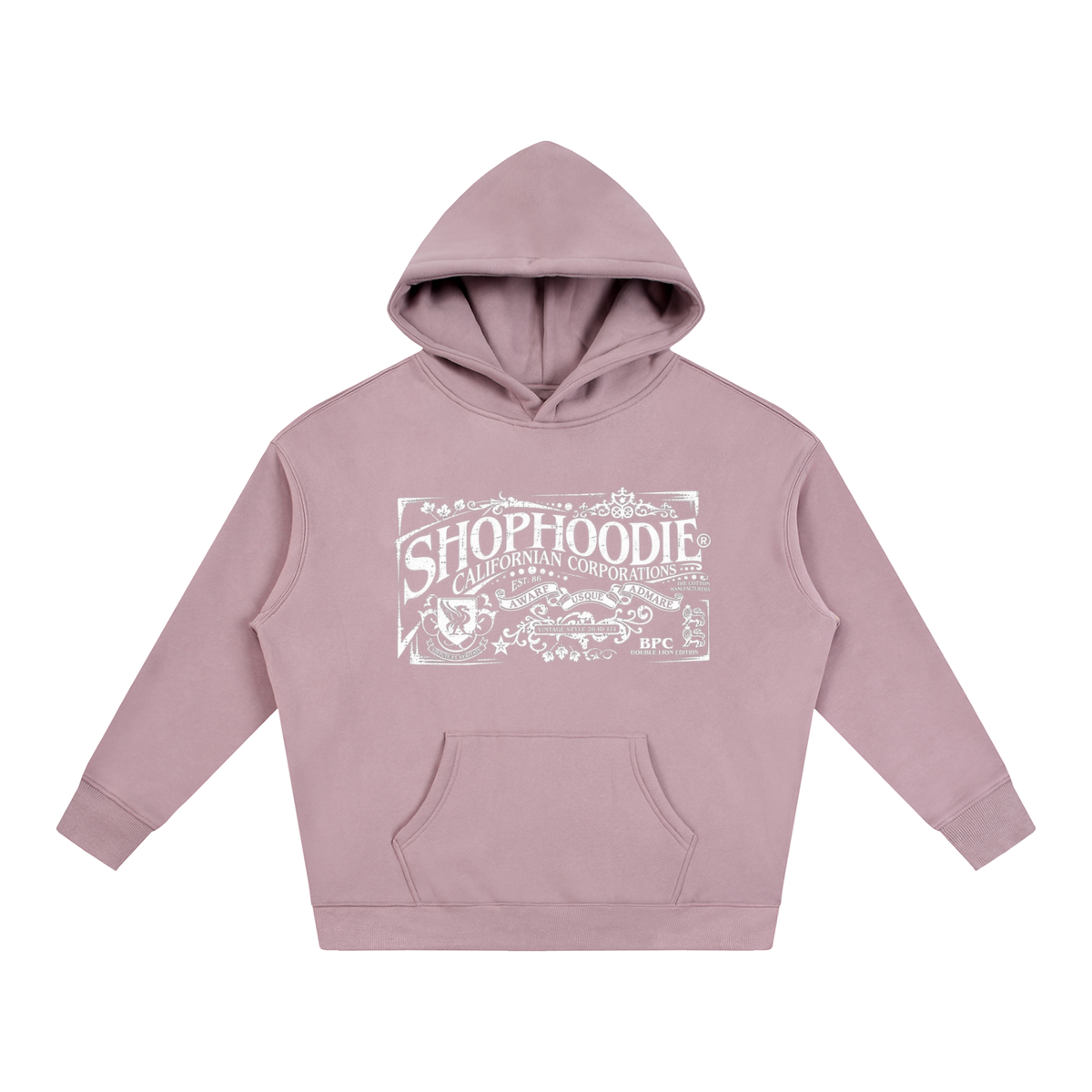 SHOPHOODIE® CALIFORNIA VARNAGE Oversized Fleeced Hoodie — 350 GSM
