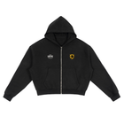 Sweat à capuche zippé en polaire, coupe carrée, par Shop Hoodie