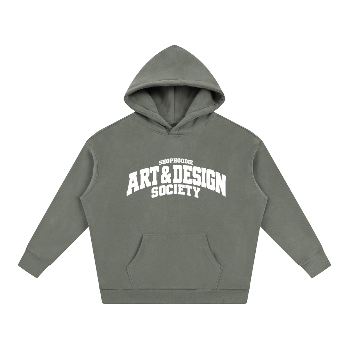 SHOPHOODIE® CAMPUS ART & DESIGN SOCIETY Oversized Fleece Hoodie — 350 GSM — view 21