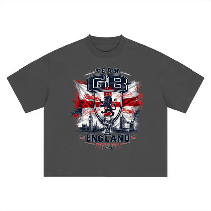 SHOPHOODIE® TEAM GB WORLD CUP 2026 BOXY OVERSIZED T-SHIRT