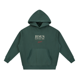 Shophoodie® Jesus Loves Me Essential Oversized Boxy Fit Fleece Hoodie