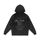 Snow Washed Loose Cotton Hoodie by Shop Hoodie
