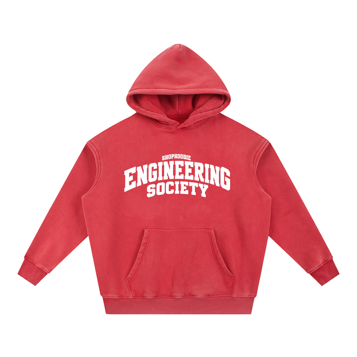 SHOPHOODIE® CAMPUS ENGINEERING SOCIETY Fleece Oversized Hoodie — 355 GSM — view 11