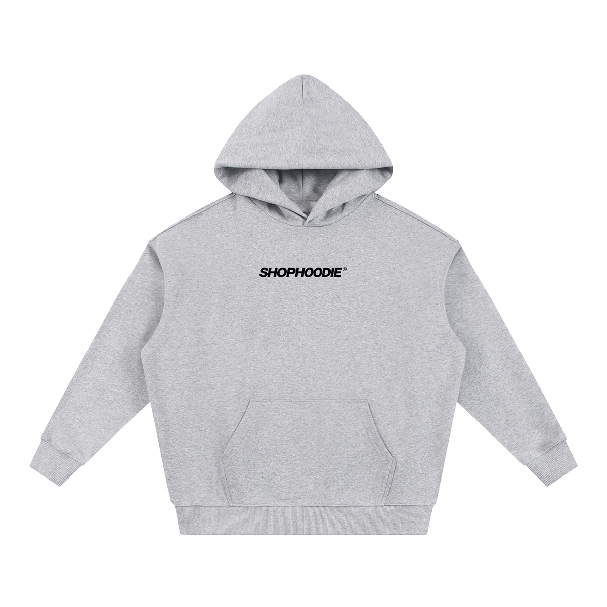 SHOPHOODIE® LONDON unisex 430 GSM heavyweight oversized pullover hoodie — product view 7