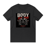 SHOPHOODIE® BODY BUILDING Men’s Jacquard Slim Mesh T-Shirt — 180 GSM