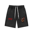 Unisex Mineral Wash Raw Edge Shorts by ShopHoodie®