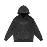 SHOPHOODIE® EAGLE WINGS Snow Washed Loose Cotton Hoodie — Drop 02
