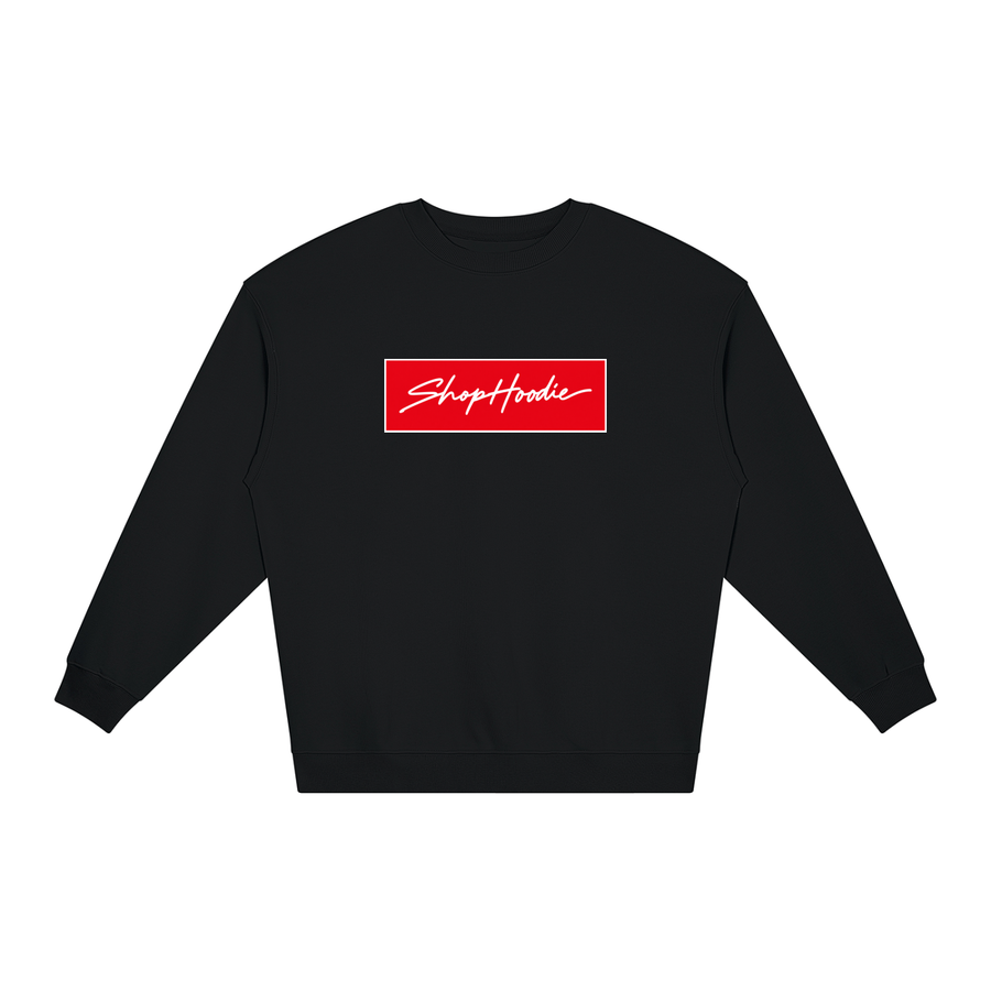 SHOPHOODIE® AVANT BOX LOGO Loose Crewneck Sweatshirt