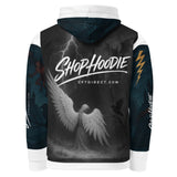 Unisex-Baumwollhoodie mit Allover-Print von Shop Hoodie