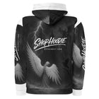 Unisex cotton all over print hoodie by Shop Hoodie