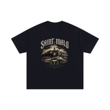 SHOPHOODIE® SAINT MALO Unisex Oversized Cotton T-Shirt — 250 GSM