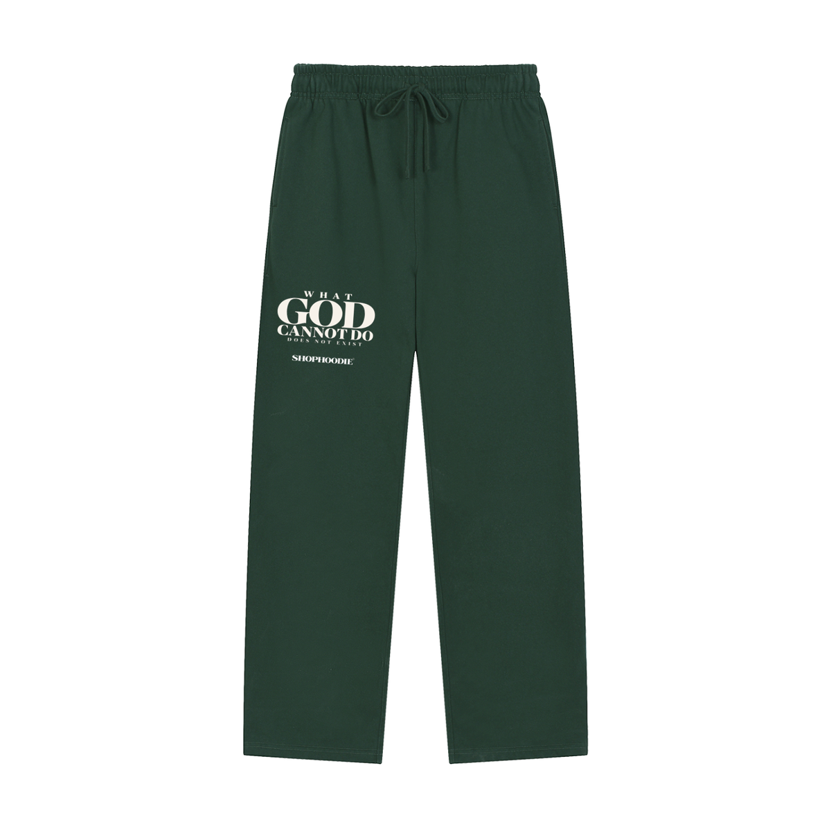 SHOPHOODIE® LONDON Faith 430 GSM heavyweight unisex straight-leg sweatpants — product view 9
