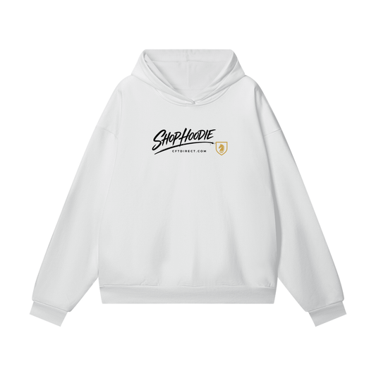 Heavyweight Hidden Pocket Fleece Hoodie by Shop Hoodie