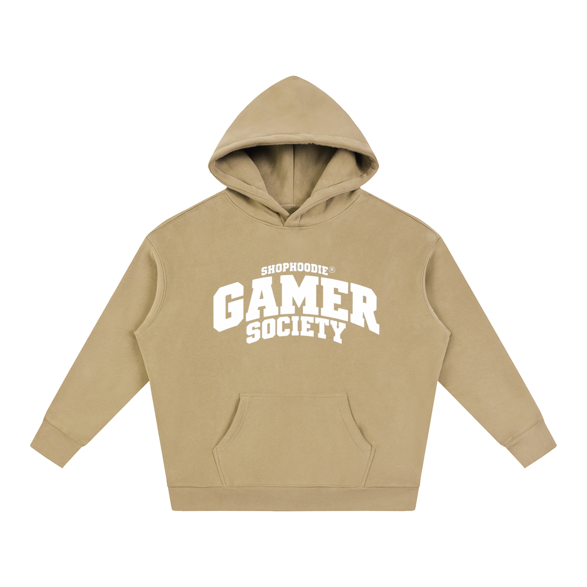 SHOPHOODIE® CAMPUS GAMER SOCIETY Oversized Fleece Hoodie — 350 GSM — view 35