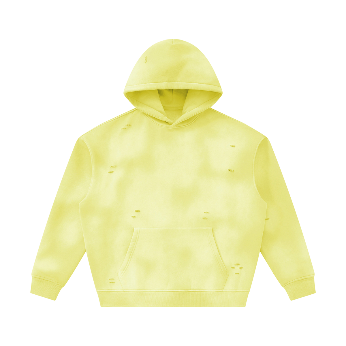 SHOPHOODIE® BLANK Sunfade Frayed Oversized Fleece Hoodie — 350 GSM — product image 5