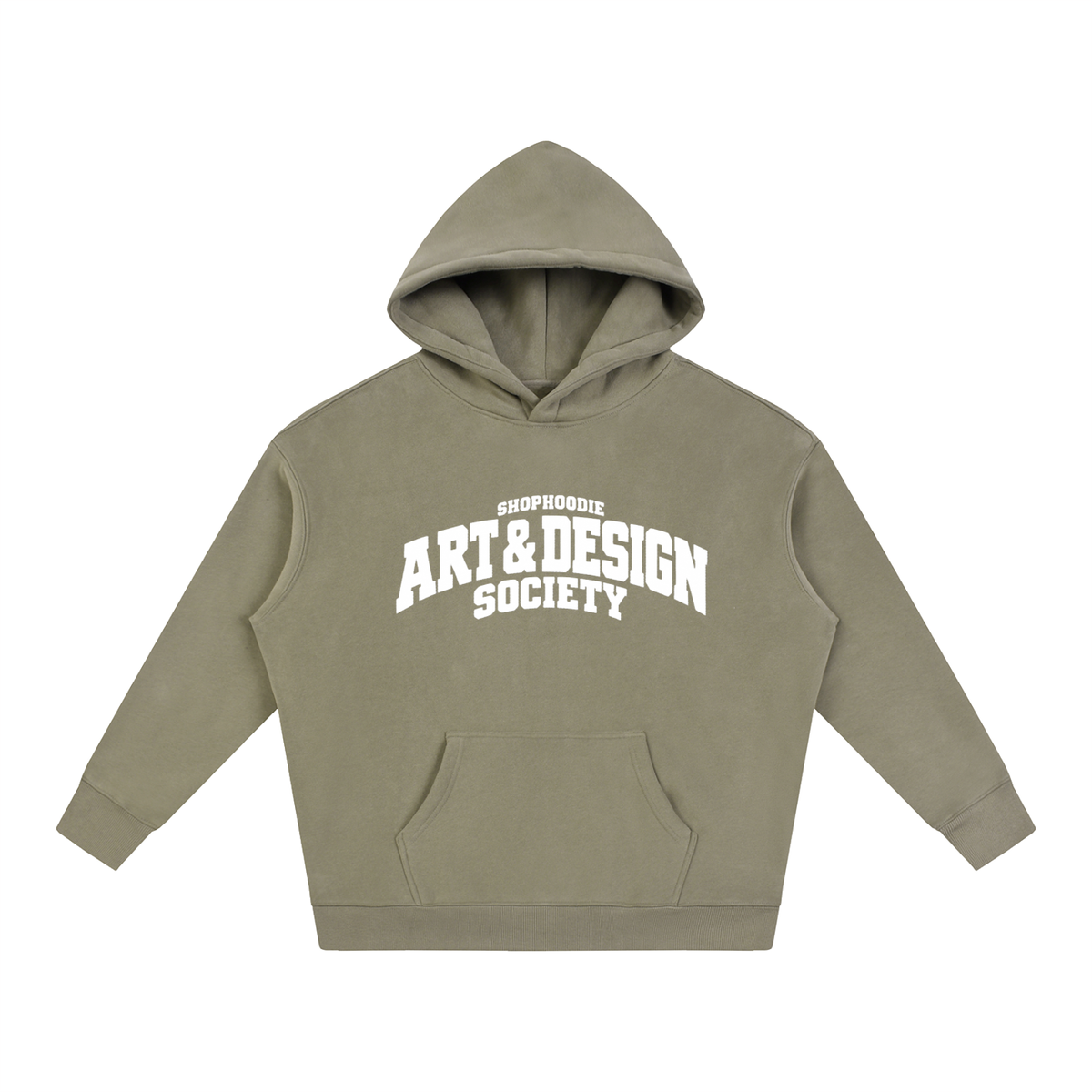SHOPHOODIE® CAMPUS ART & DESIGN SOCIETY Oversized Fleece Hoodie — 350 GSM — view 17