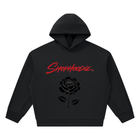 SHOPHOODIE DARK ROSE Heavyweight Fleece Boxy Hoodie- 500 GSM
