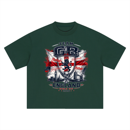 SHOPHOODIE® TEAM GB WORLD CUP 2026 BOXY OVERSIZED T-SHIRT