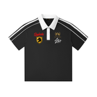 Shophoodie Contrast Collar Short-Sleeve Polo Shirt