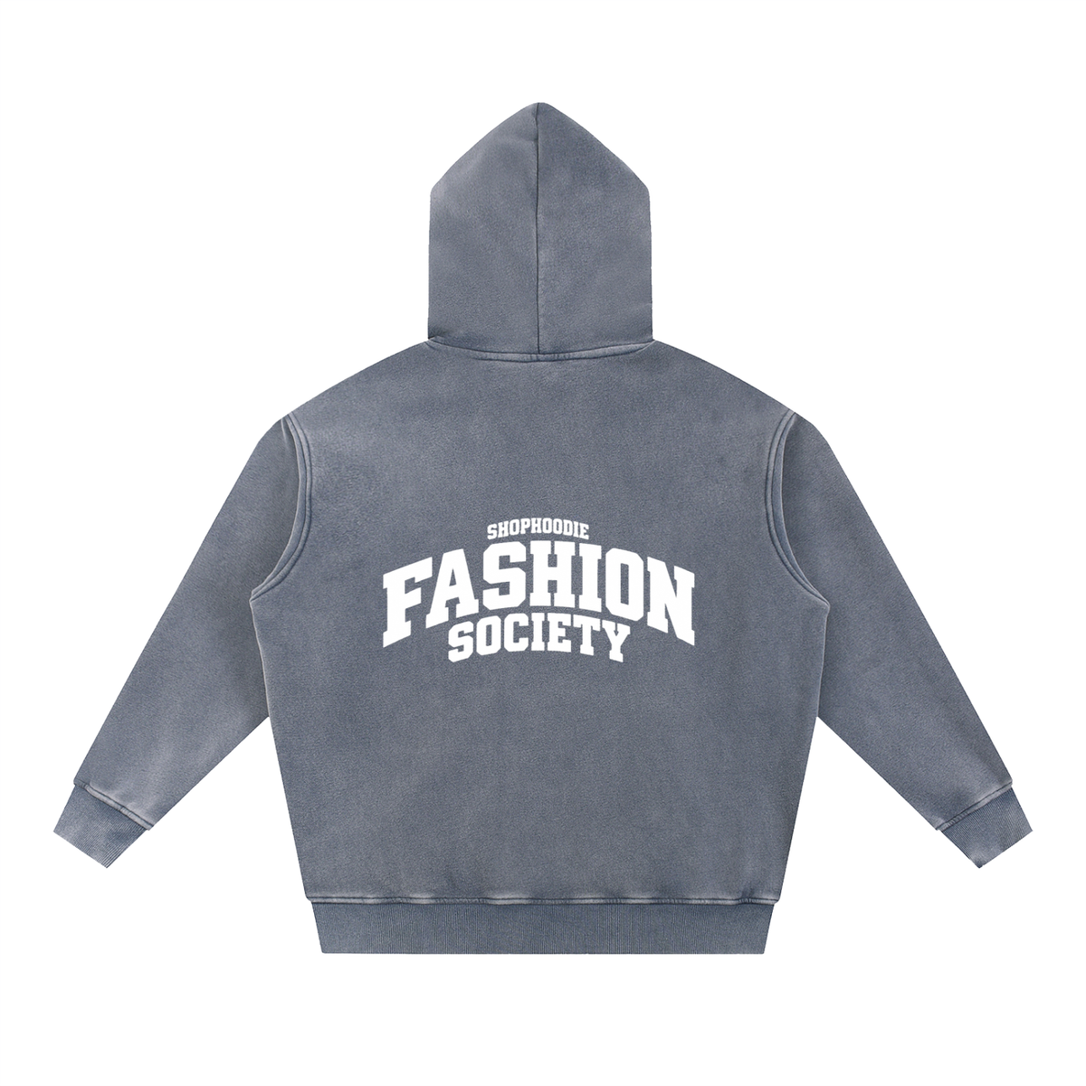 SHOPHOODIE® CAMPUS FASHION SOCIETY Fleece Oversized Hoodie — 355 GSM — view 10