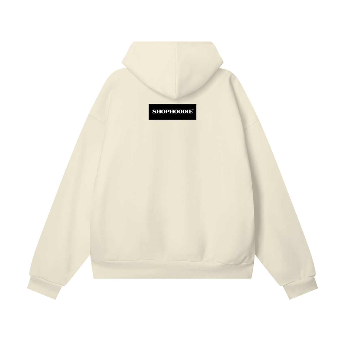 SHOPHOODIE® LONDON AVANT DIMENSION 460 GSM unisex oversized heavyweight hidden-pocket fleece hoodie — image 6