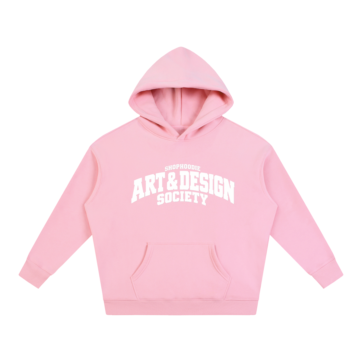 SHOPHOODIE® CAMPUS ART & DESIGN SOCIETY Oversized Fleece Hoodie — 350 GSM — view 45