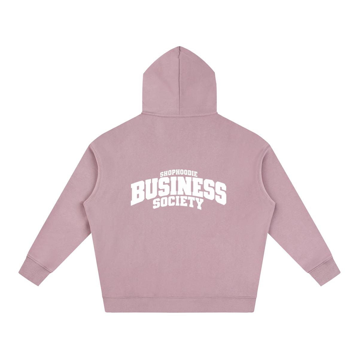 SHOPHOODIE® CAMPUS BUSINESS SOCIETY Oversized Fleece Hoodie — 350 GSM — view 12