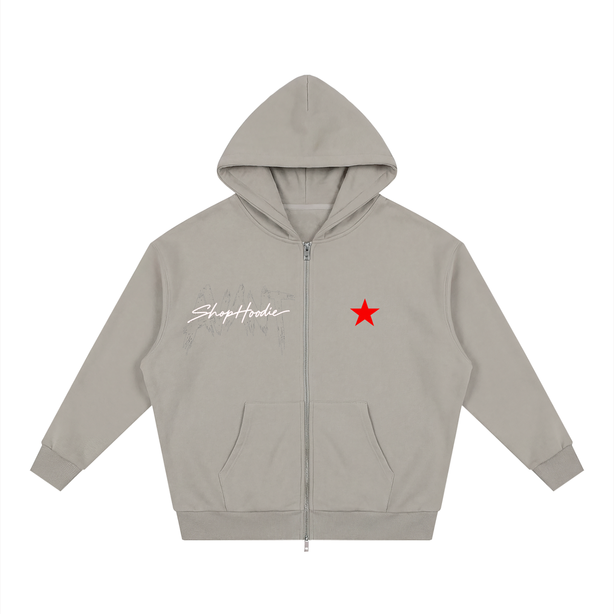 SHOPHOODIE® AVANT Heavyweight Full-Zip Hoodie – product image 5