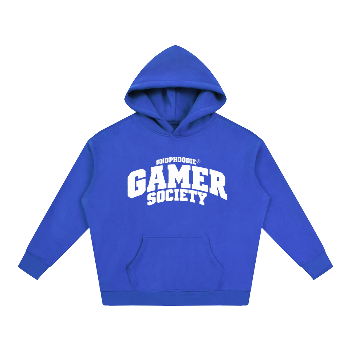 SHOPHOODIE® CAMPUS GAMER SOCIETY Oversized Fleece Hoodie — 350 GSM — view 5
