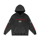 Snow Washed Loose Cotton Los Angeles Hoodie By Shop Hoodie