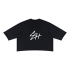 Shophoodie SH Signature Unisex Mineral Wash Raw Hem Boxy T-Shirt