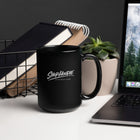 Black Glossy Mug by Shop Hoodie
