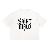 SHOPHOODIE® SAINT MALO Unisex Heavyweight Boxy T-Shirt — 420 GSM