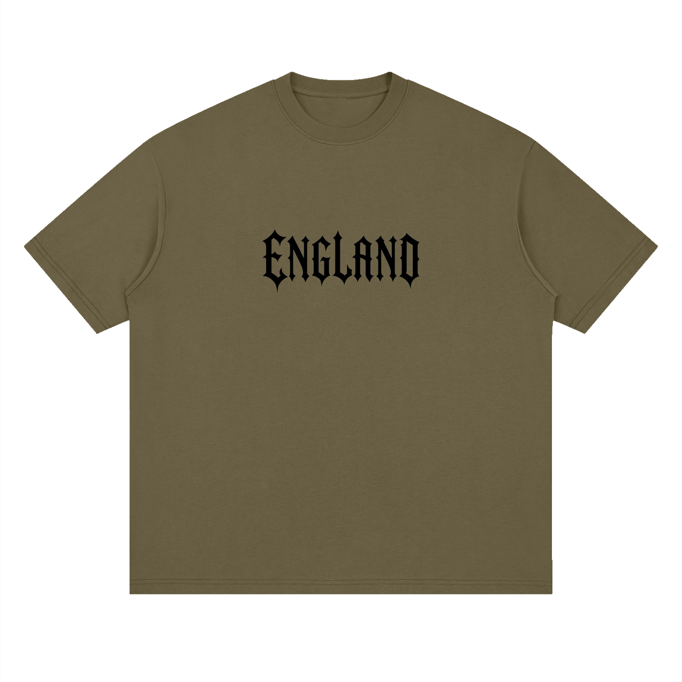 SHOPHOODIE ENGLAND Streetwear Loose Drop Shoulder T-Shirt
