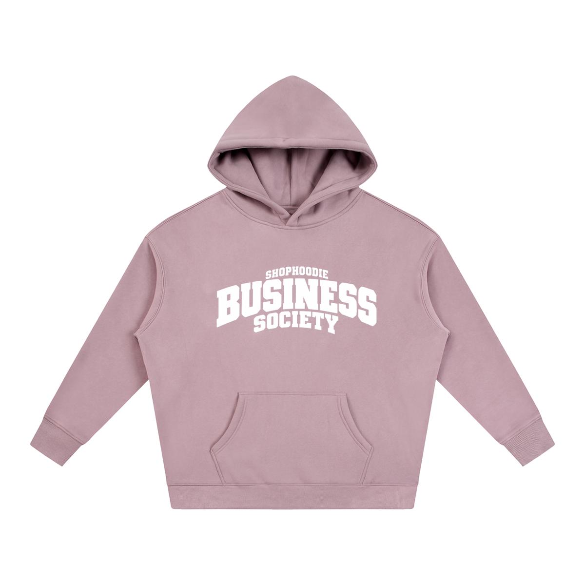 SHOPHOODIE® CAMPUS BUSINESS SOCIETY Oversized Fleece Hoodie — 350 GSM — view 11