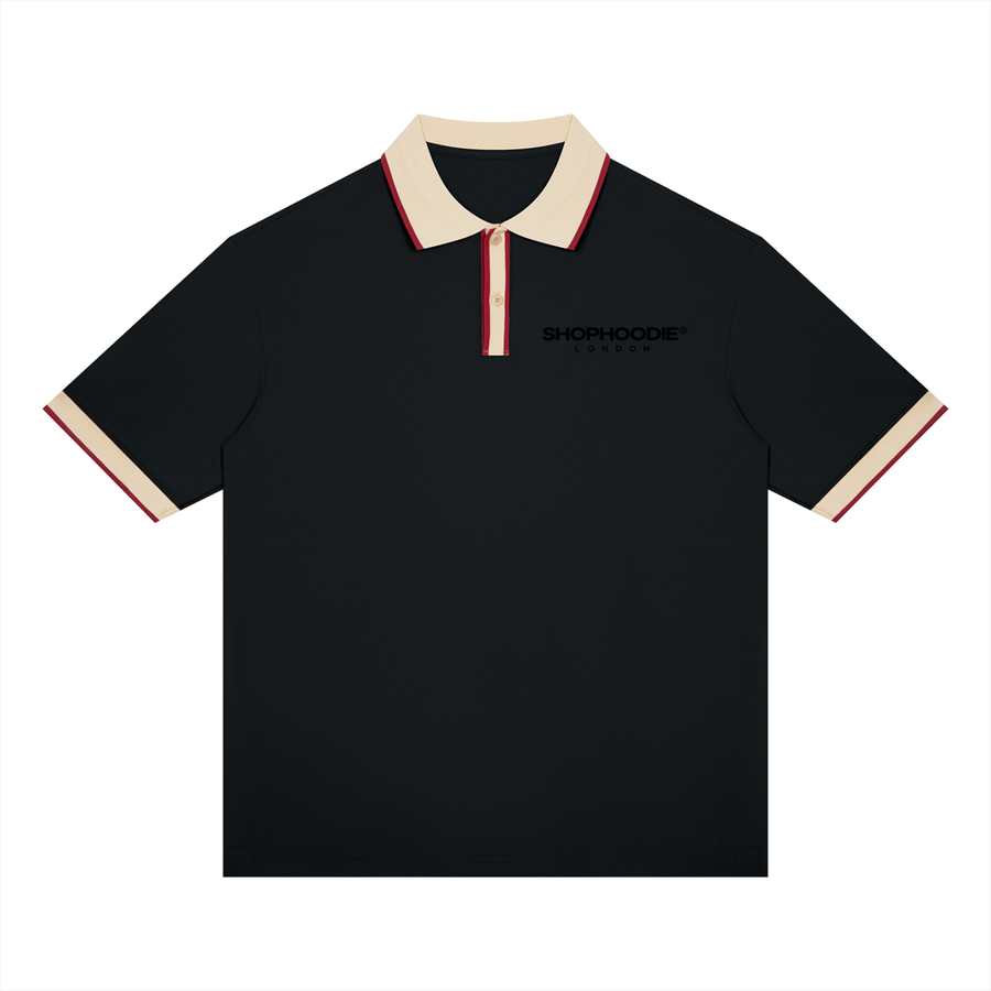 SHOPHOODIE® LONDON Colour Block Polo Shirt — 240 GSM