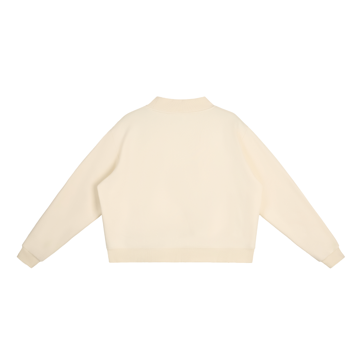 SHOPHOODIE® MIAMI Oversized Fleece Mock-Neck Sweatshirt — 350 GSM — view 8