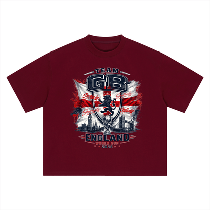 SHOPHOODIE® TEAM GB WORLD CUP 2026 BOXY OVERSIZED T-SHIRT