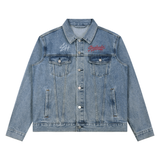 SHOPHOODIE® Unisex Vintage Wash Denim Jacket — 440 GSM