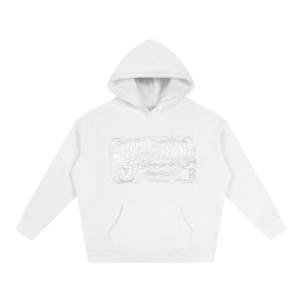 SHOPHOODIE® CALIFORNIA VARNAGE Oversized Fleeced Hoodie — 350 GSM