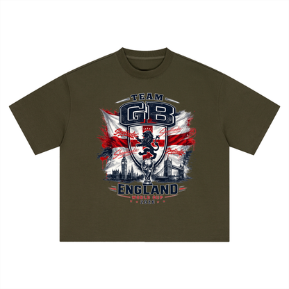 SHOPHOODIE® TEAM GB WORLD CUP 2026 BOXY OVERSIZED T-SHIRT
