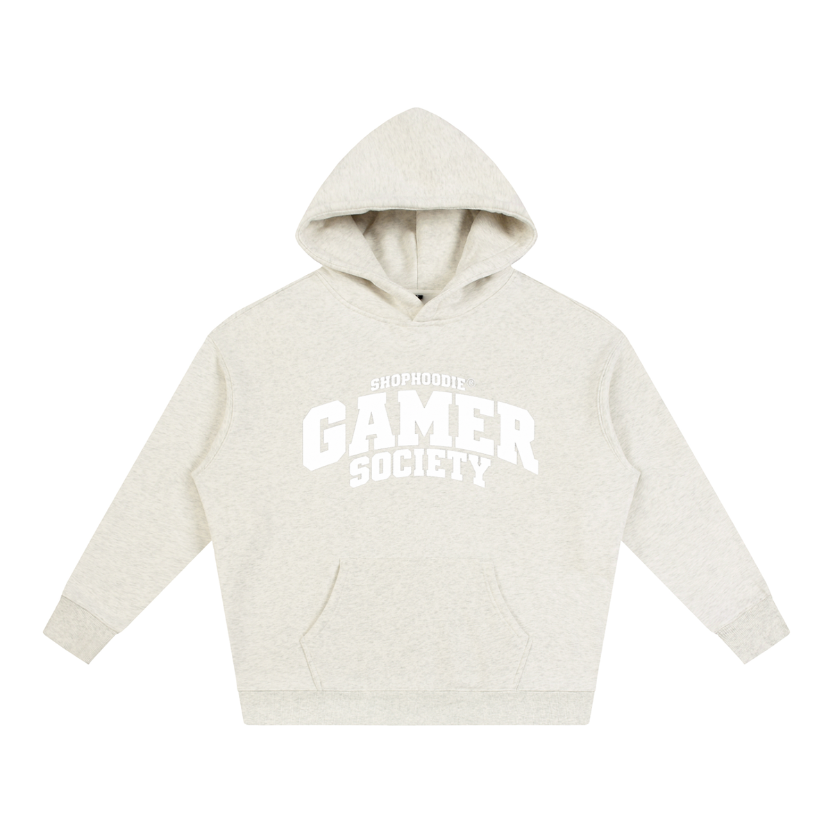 SHOPHOODIE® CAMPUS GAMER SOCIETY Oversized Fleece Hoodie — 350 GSM — view 39