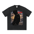 SHOPHOODIE MASTERPIECE EAGLE VISION Heavyweight Vintage Washed Frayed T-Shirt